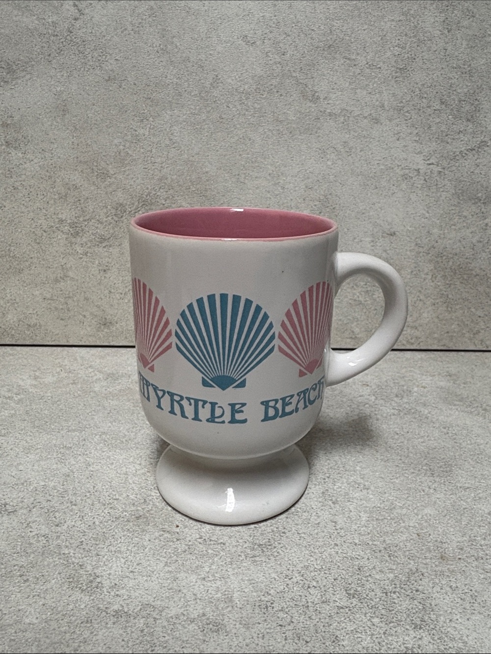 Pink & Blue Seashell Mug